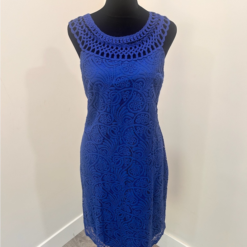 Blue Jessica Howard dress sz 8